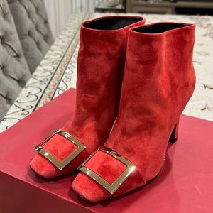 Roger Vivier Suede Booties